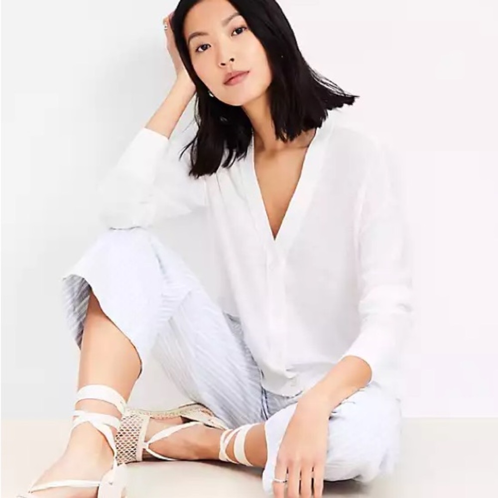 Drop Shoulder Cardigan